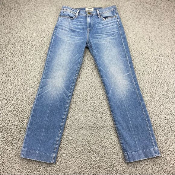 Frame Denim Le High Straight-Leg Cropped Jeans  |  Size:  26 - Picture 1 of 13
